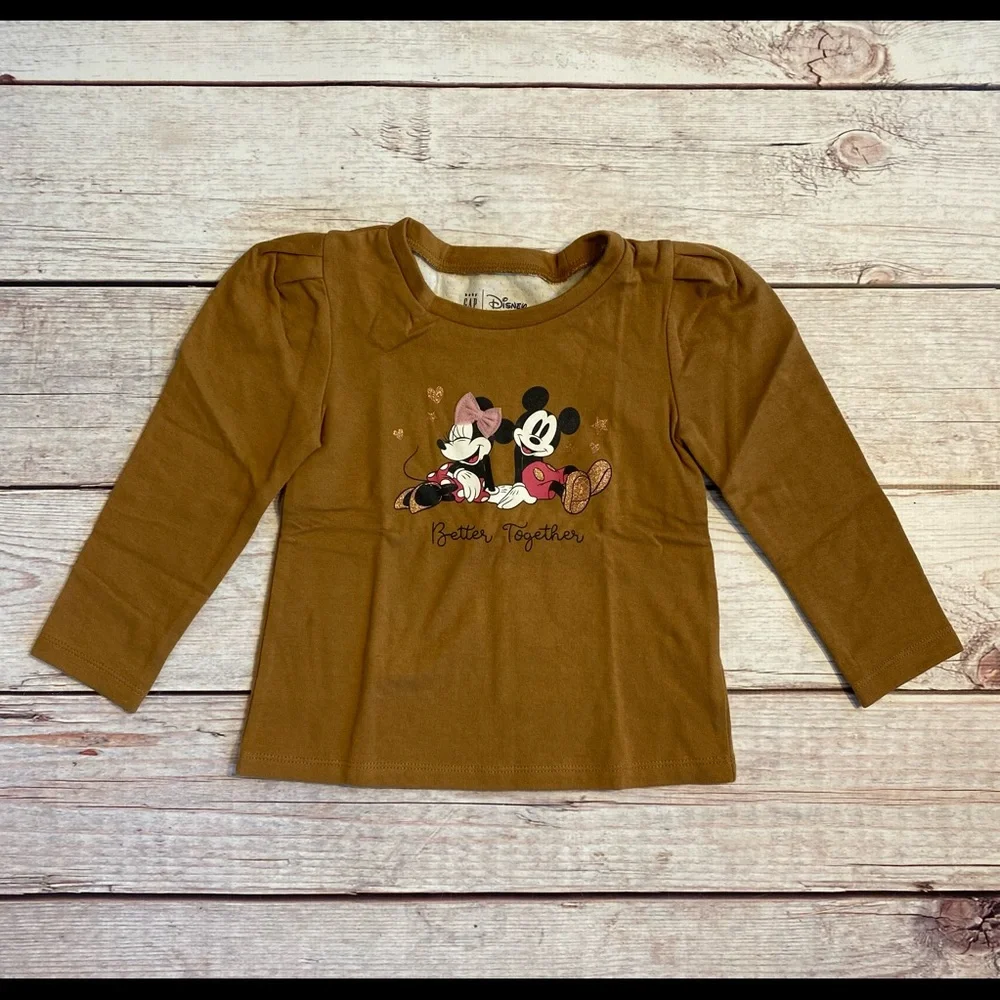 📌🆕 GAP • Disney • Minnie Mouse • Puff Sleeve • Top